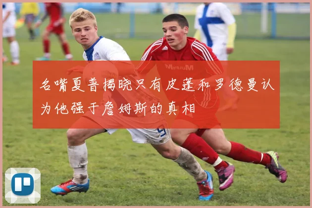 名嘴夏普揭晓只有皮蓬和罗德曼认为他强于詹姆斯的真相